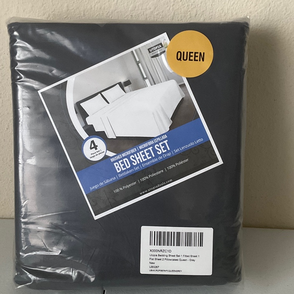Utopia Queen  4-Pc Bed Sheet Set